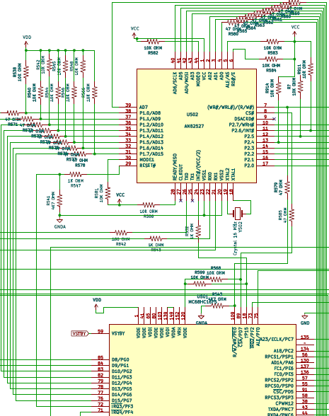 AN82527 to ECU schematic